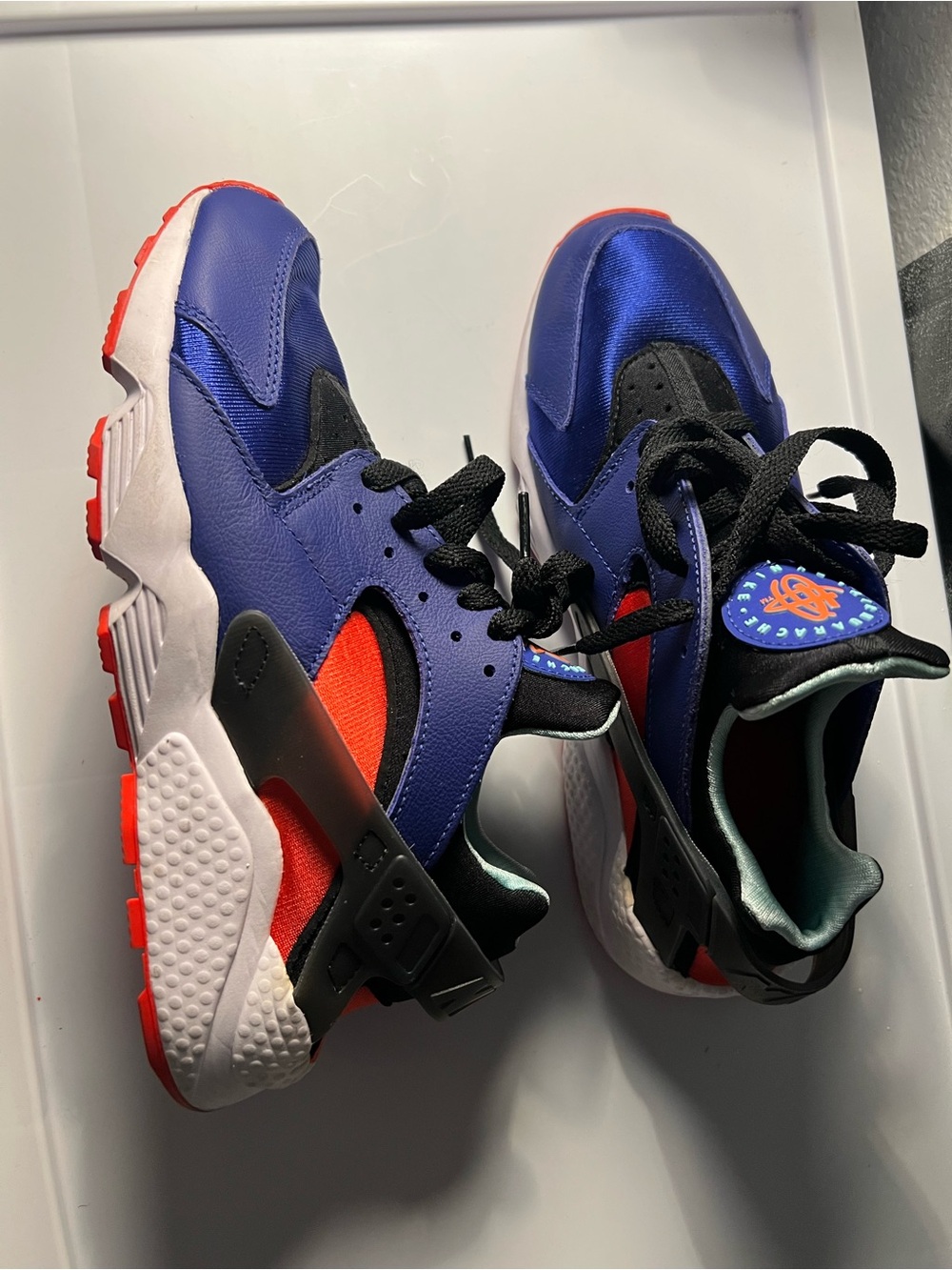 Nike Air Huarache 'Concord Orange' sneakers